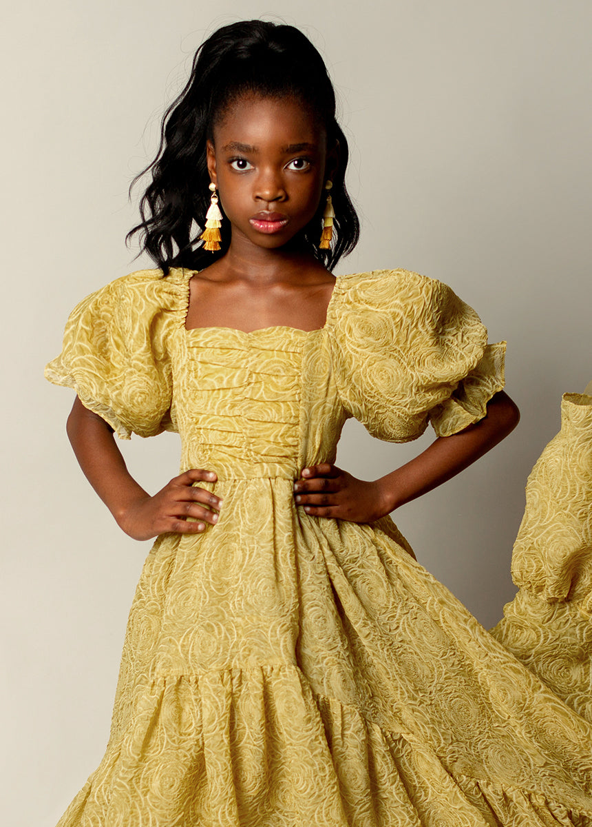 Shwaney Impact Dress in Citron