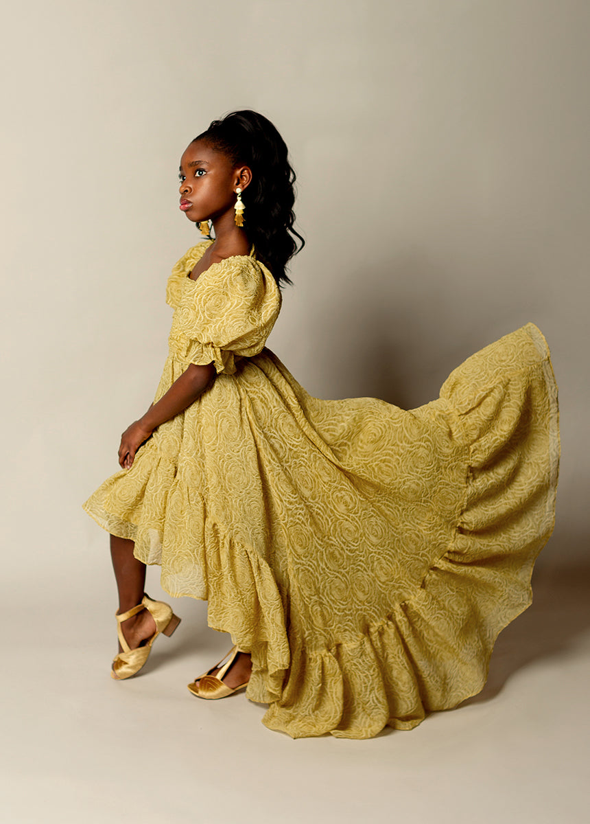 Shwaney Impact Dress in Citron