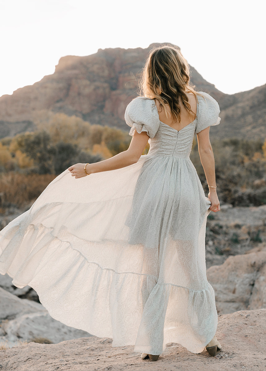 Swan Impact Dress in Smoke