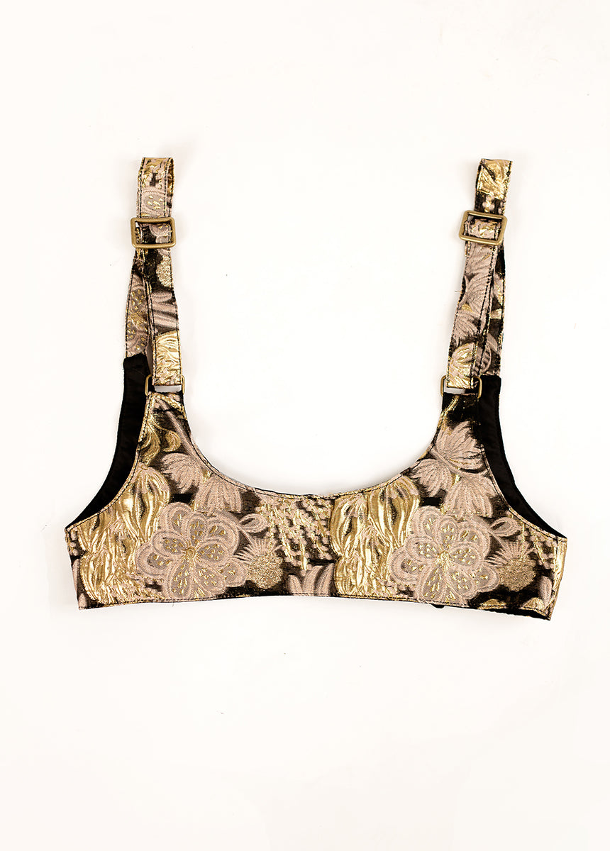 Tashia Harness in Metallic Brocade