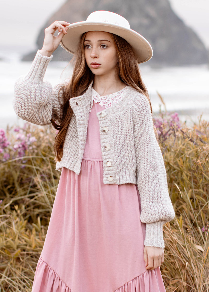 Minnie Cardigan in Ecru