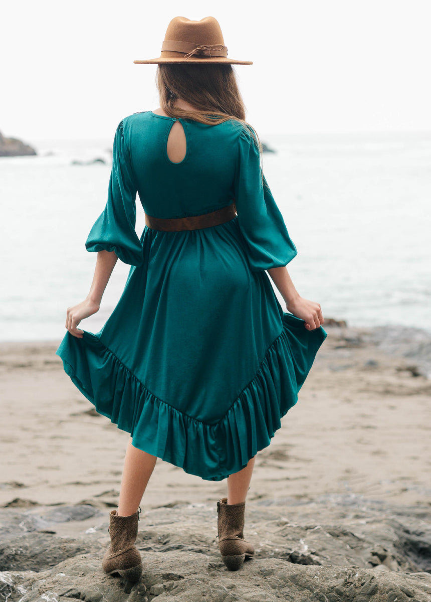 Tatum Dress in Teal