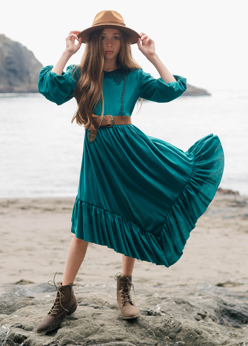 Tatum Dress in Teal
