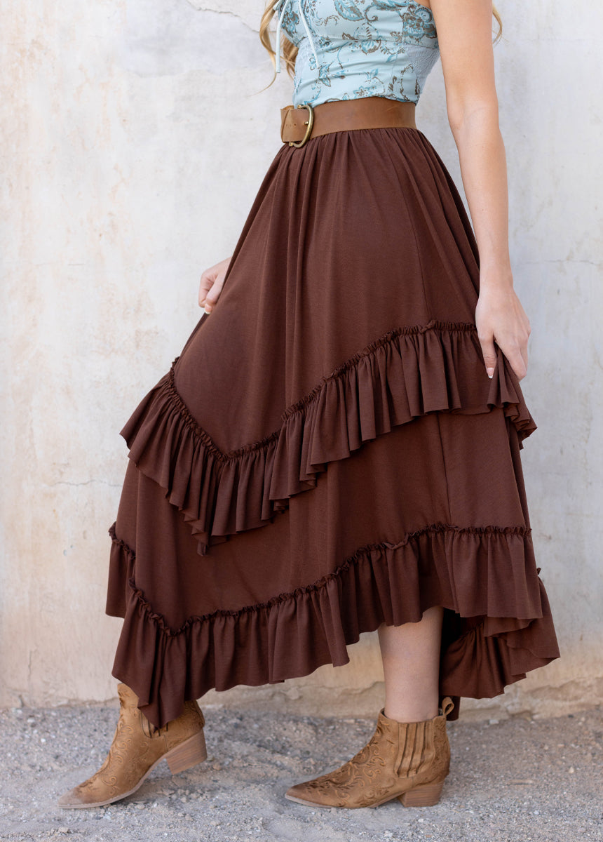 Theresa Skirt in Hickory