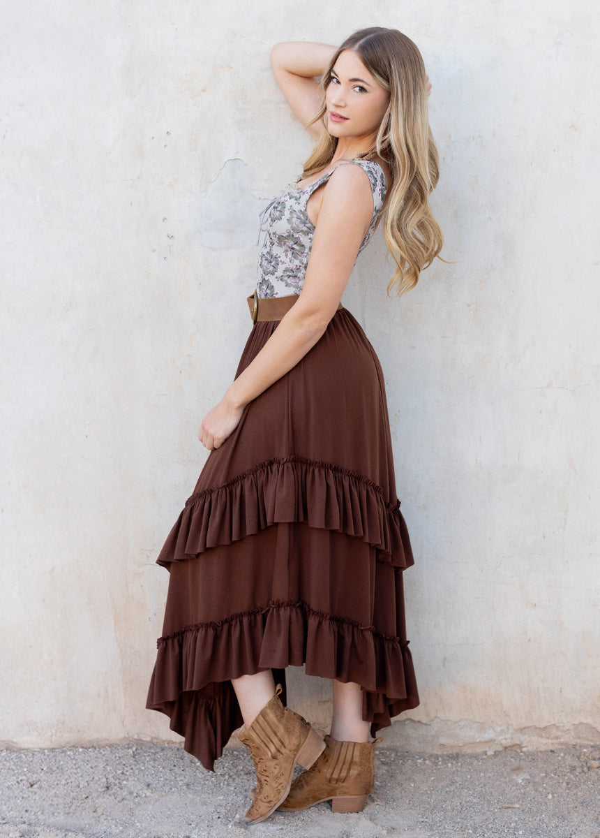 Theresa Skirt in Hickory