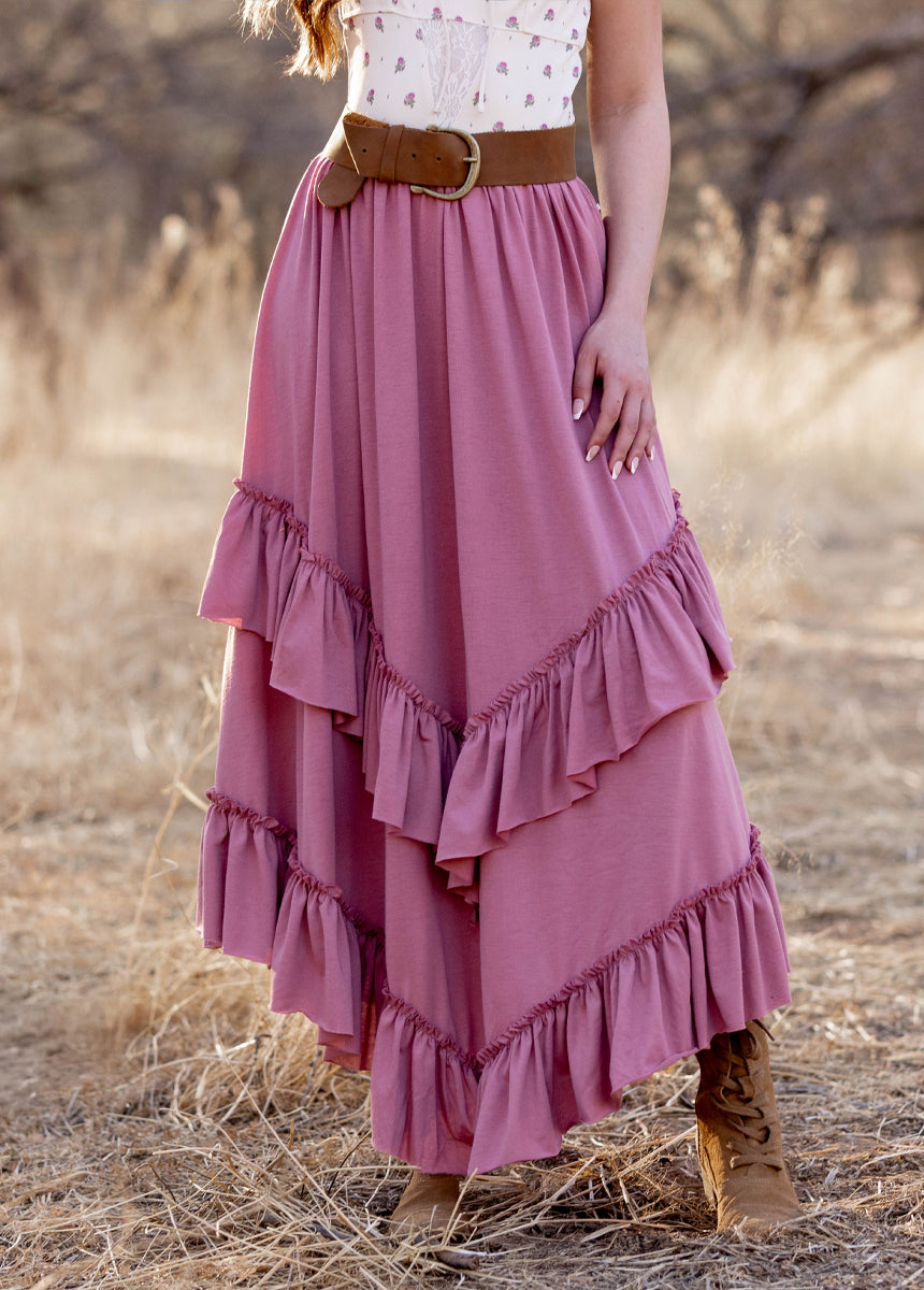 Theresa Skirt in Mauve