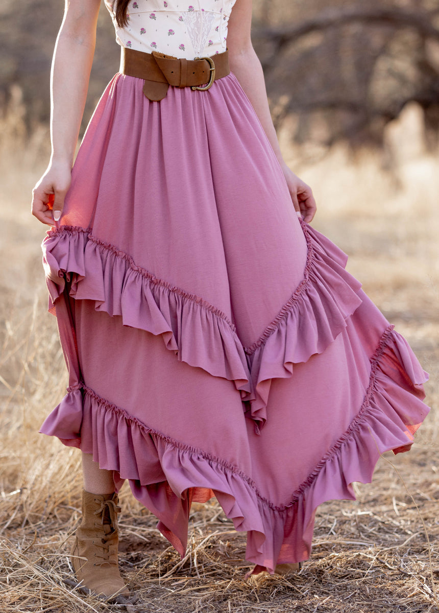 Theresa Skirt in Mauve