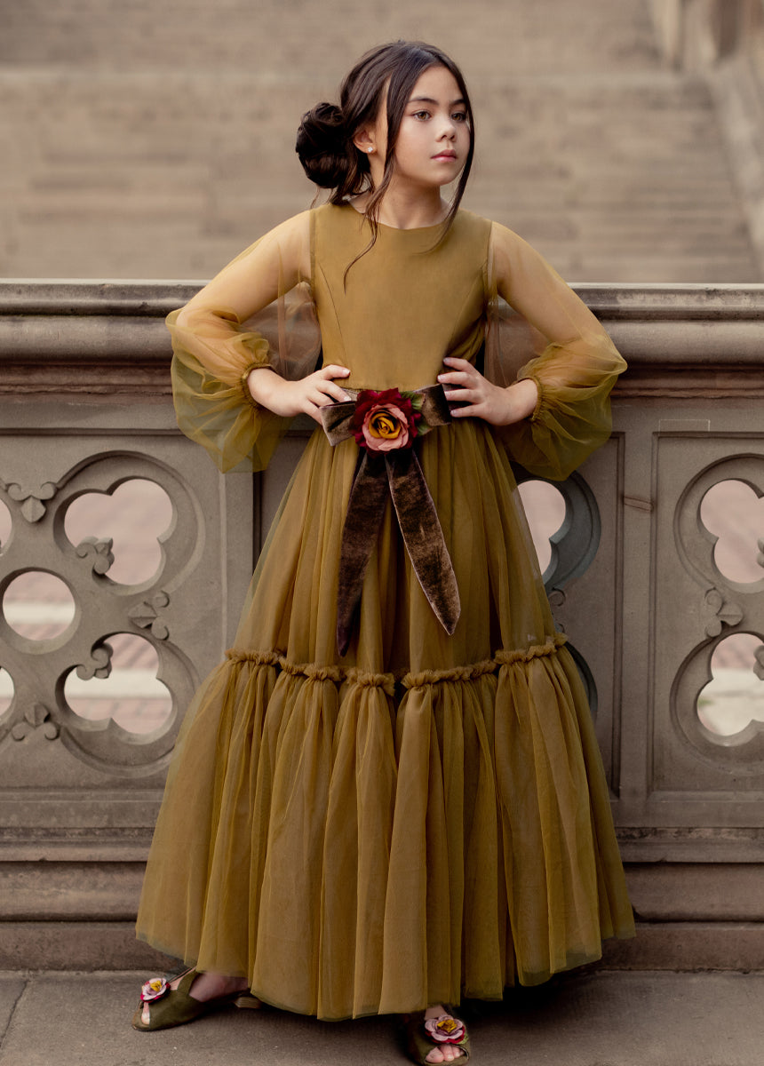 Tianna Dress in Bistre