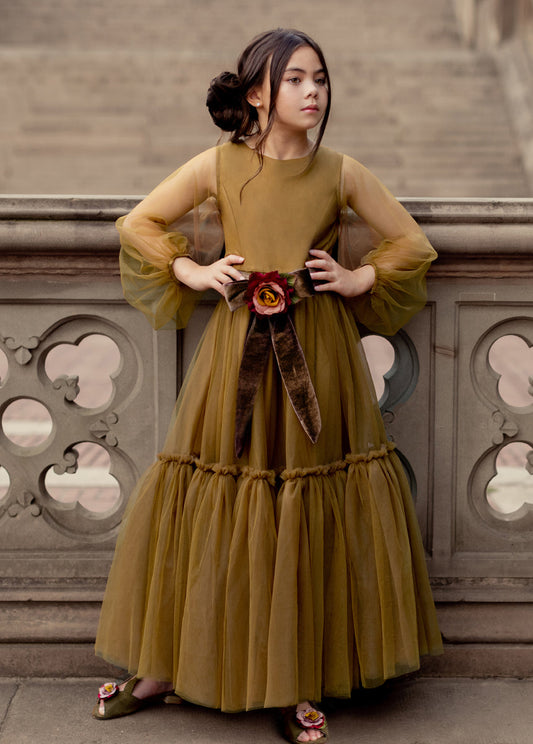 Tianna Dress in Bistre