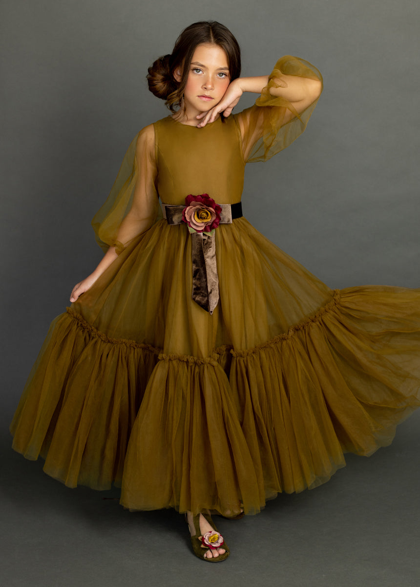 Tianna Dress in Bistre