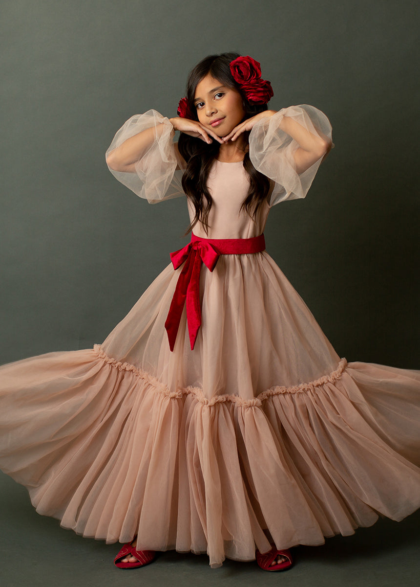 Clea Belt in Crimson