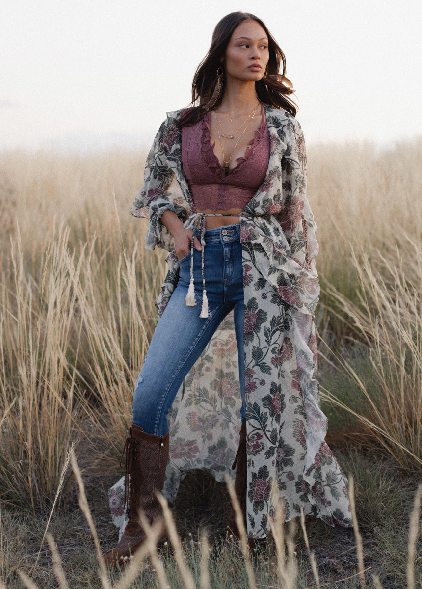 Danielle Bralette in Mahogany