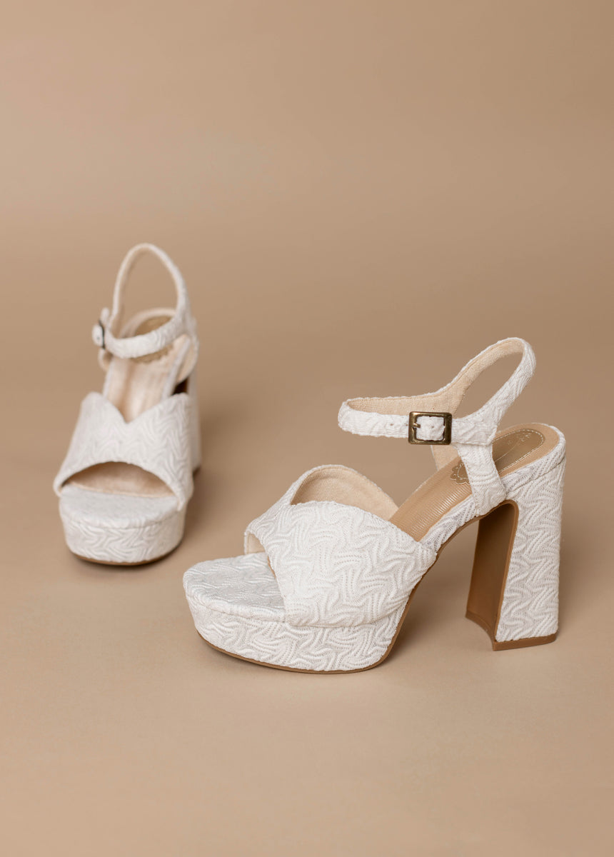 Valentine Platforms in White