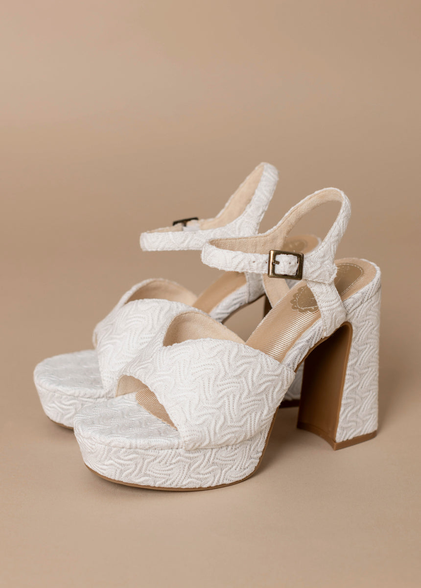 Valentine Platforms in White
