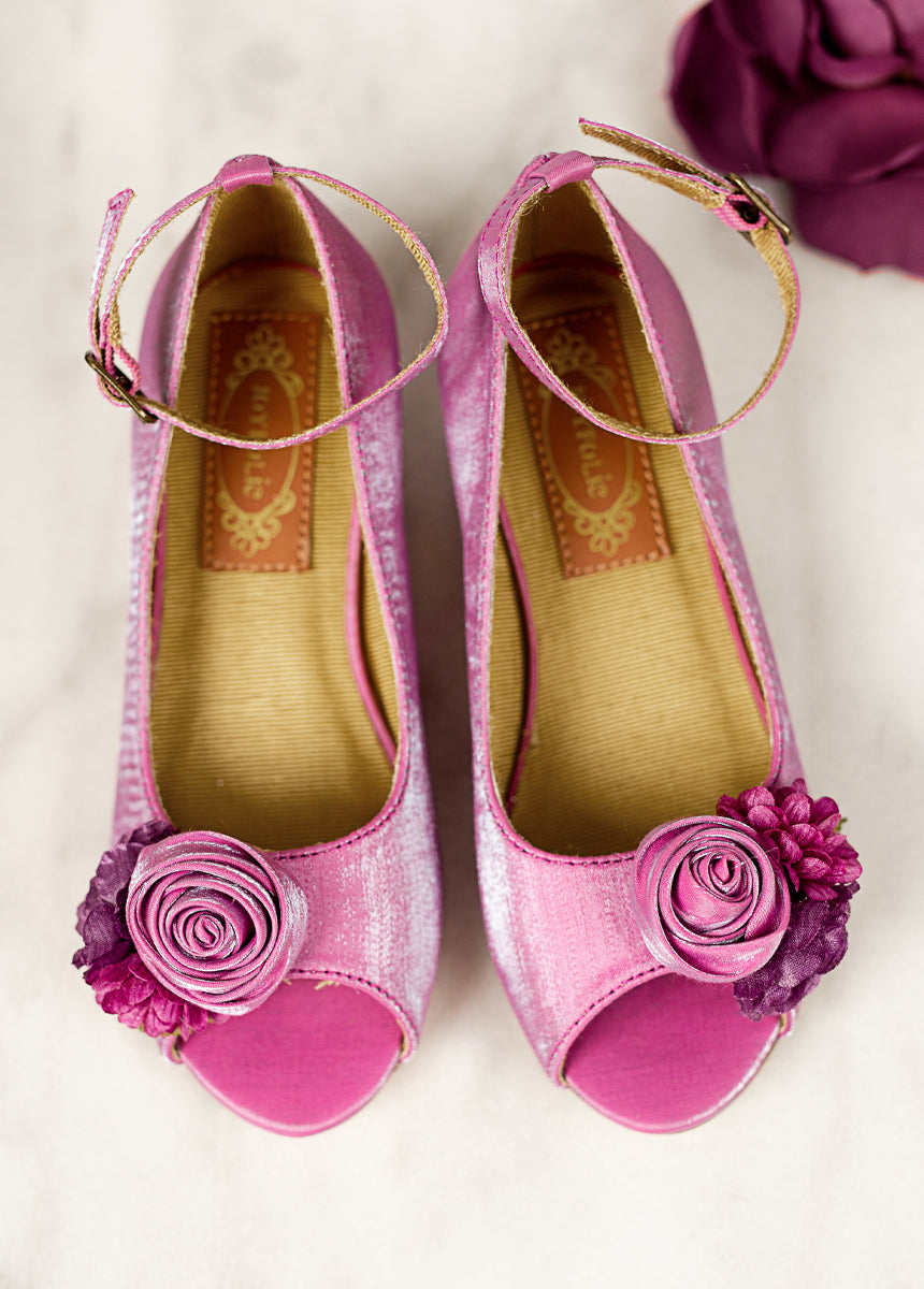 Valeria Heel in Iridescent Fuchsia