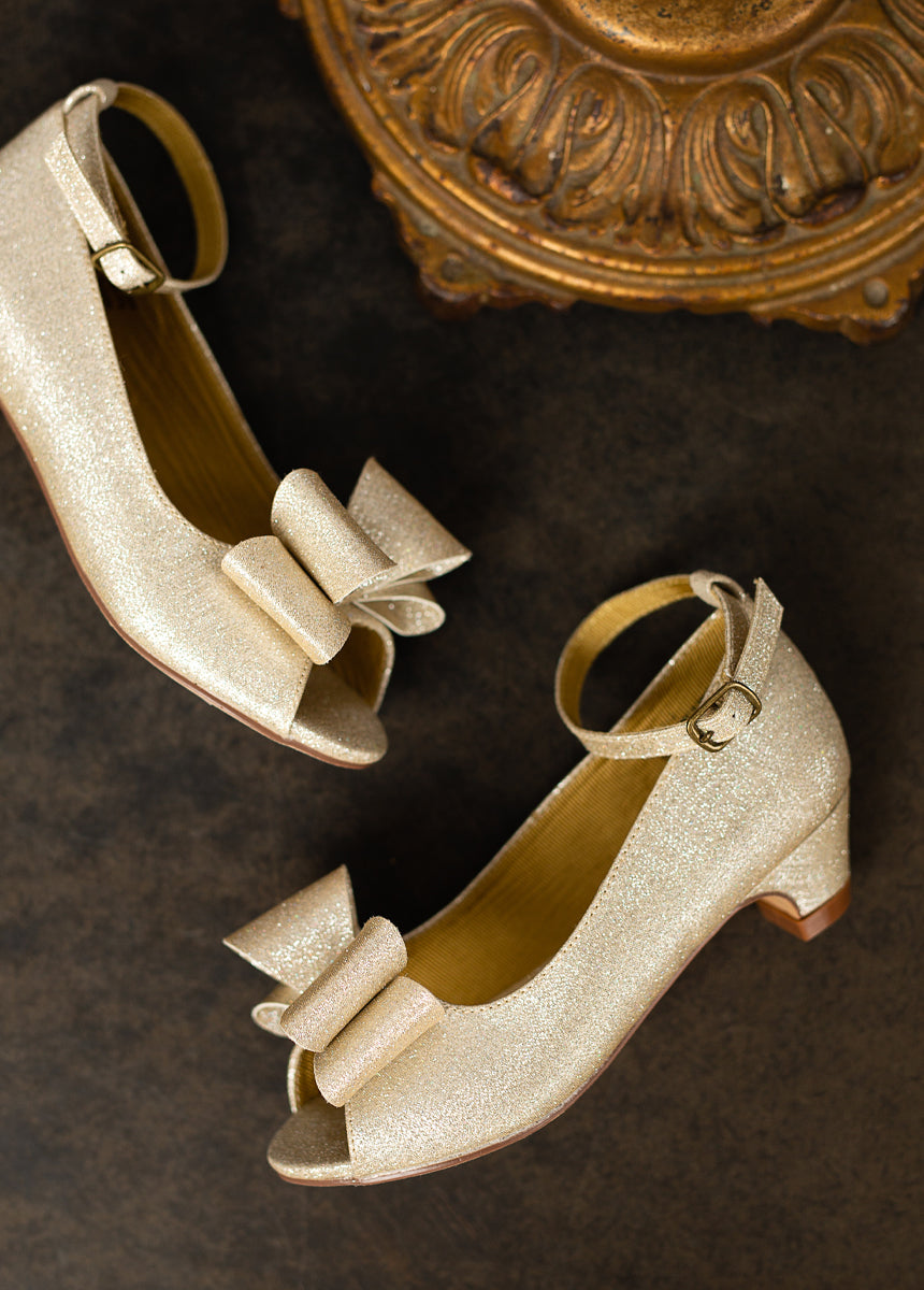 Valeria Heel in Light Gold