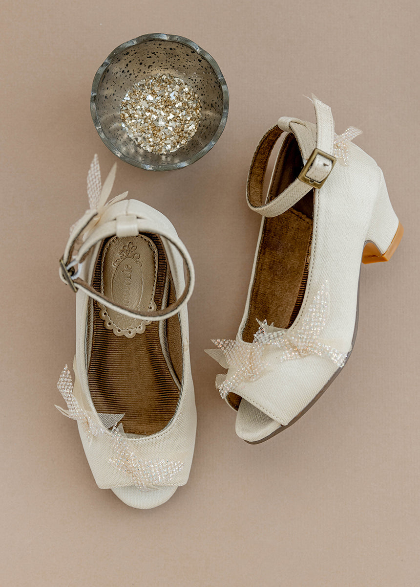 Valeria Heels in Cream