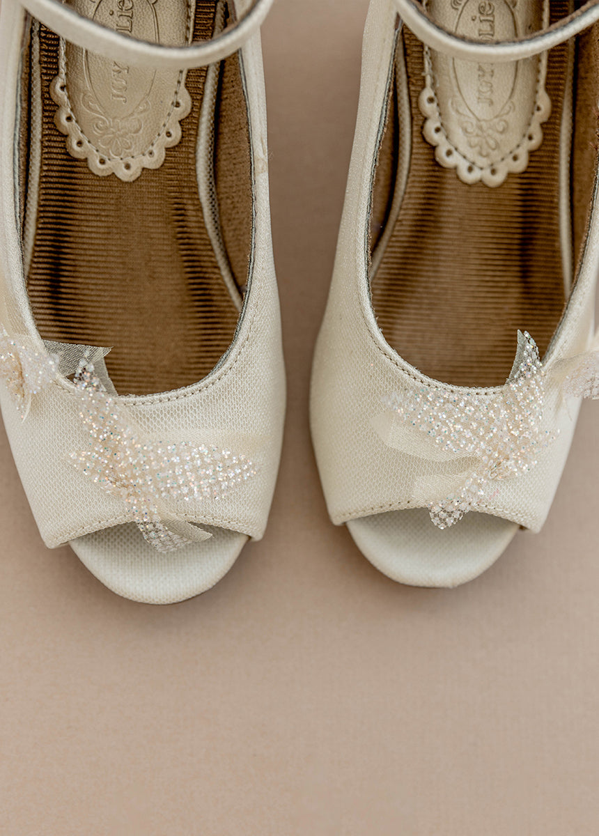 Valeria Heels in Cream