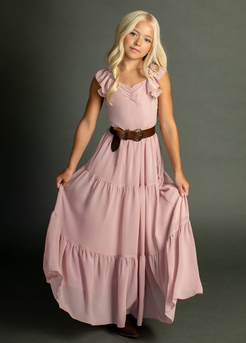 Varvara Dress in Nude Pink