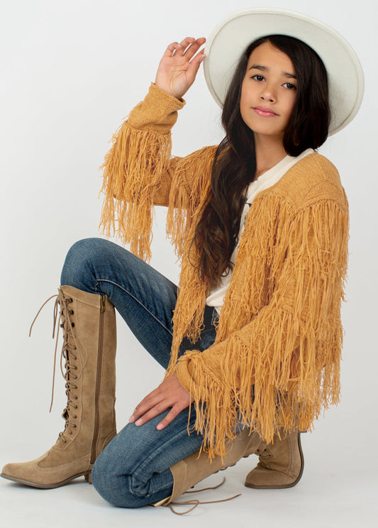 Kylie Cardigan in Camel