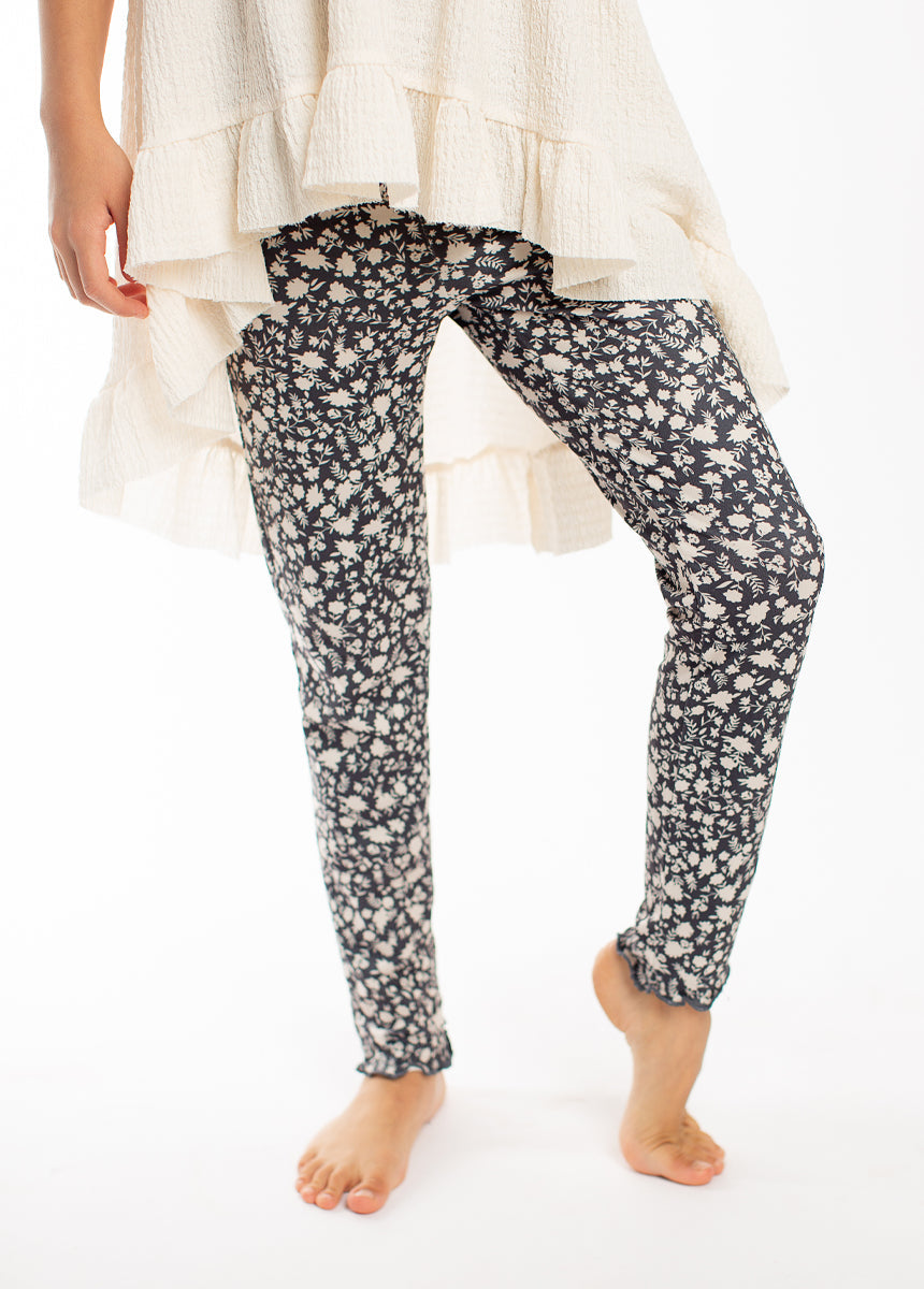 Victoria Legging in Slate Ditsy
