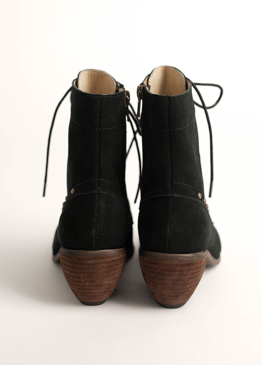 Virginia Boot in Black Suede