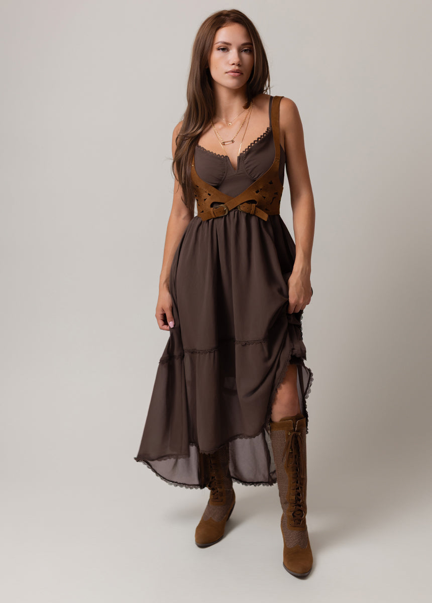 Vola Dress in Taupe