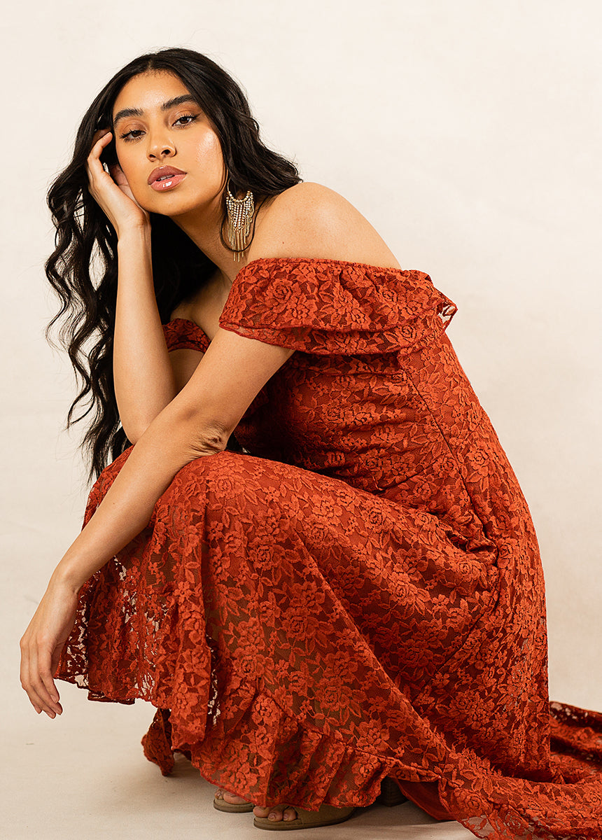 Bette Dress in Rosewood