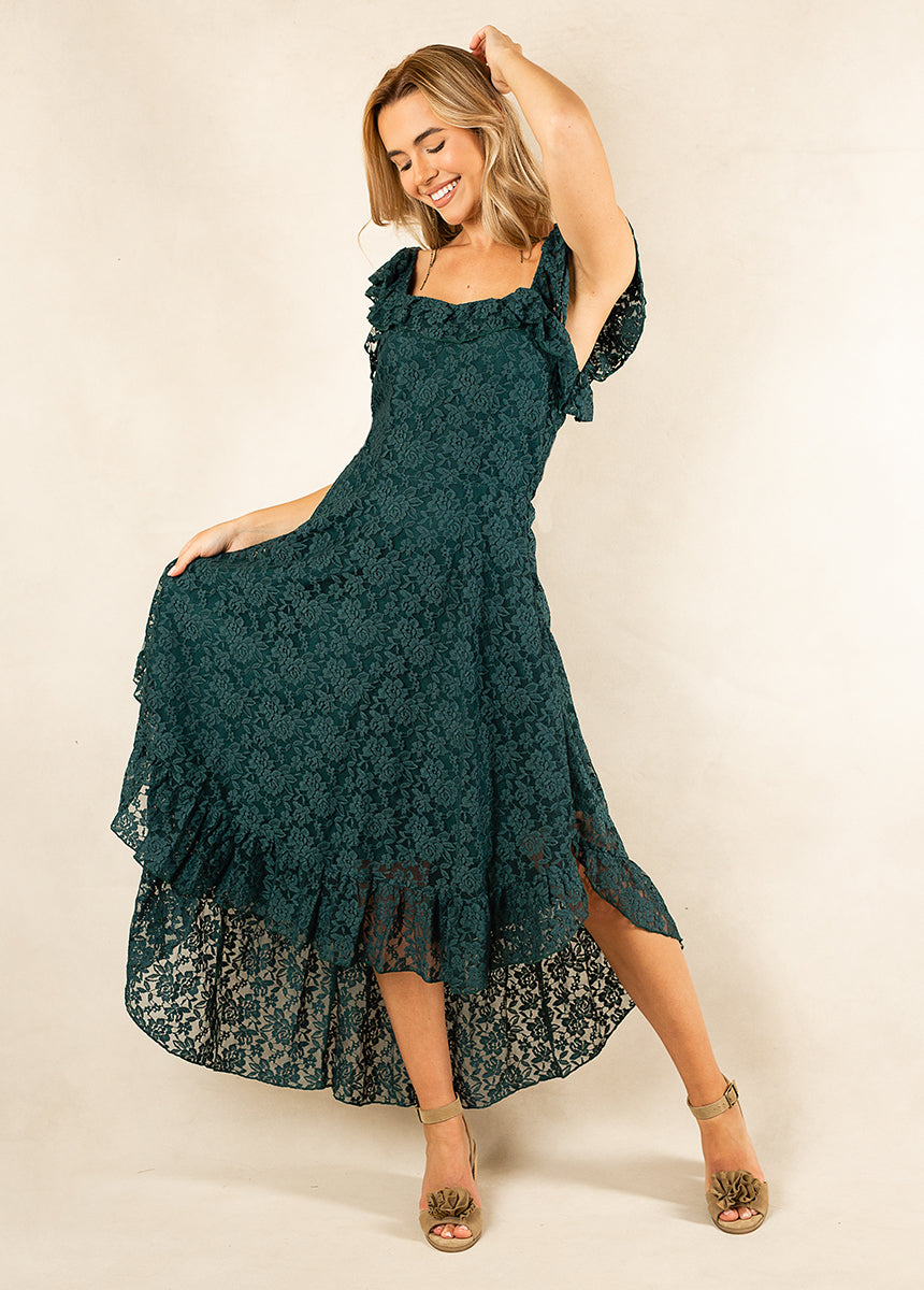 Bette Dress in Deep Teal
