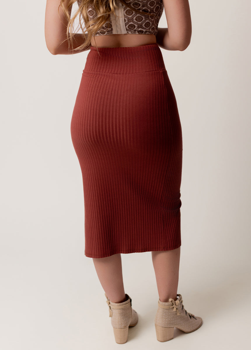 Whitley Skirt in Cedar