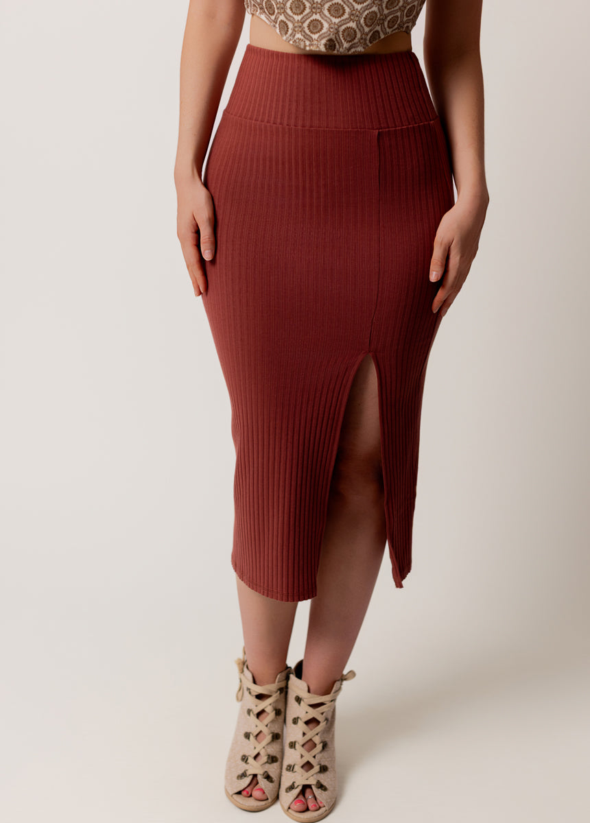 Whitley Skirt in Cedar