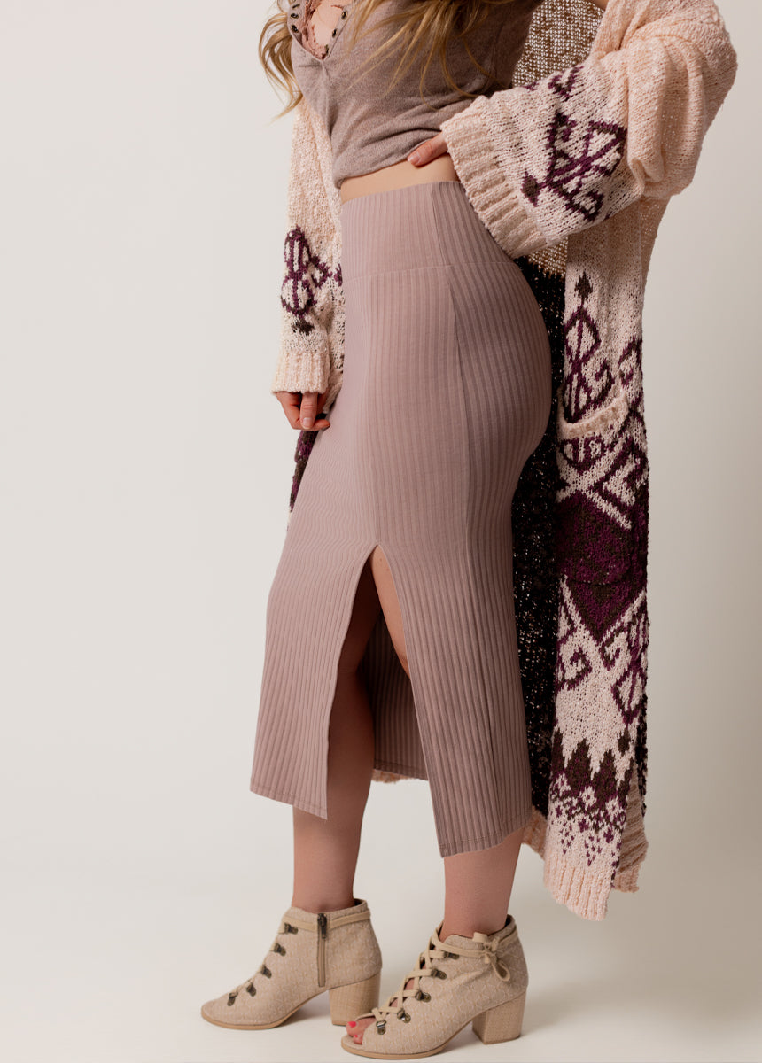 Whitley Skirt in Taupe