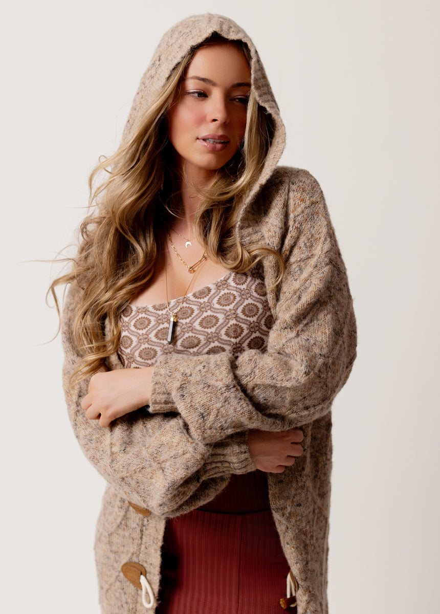 Rianne Sweater in Heather Camel