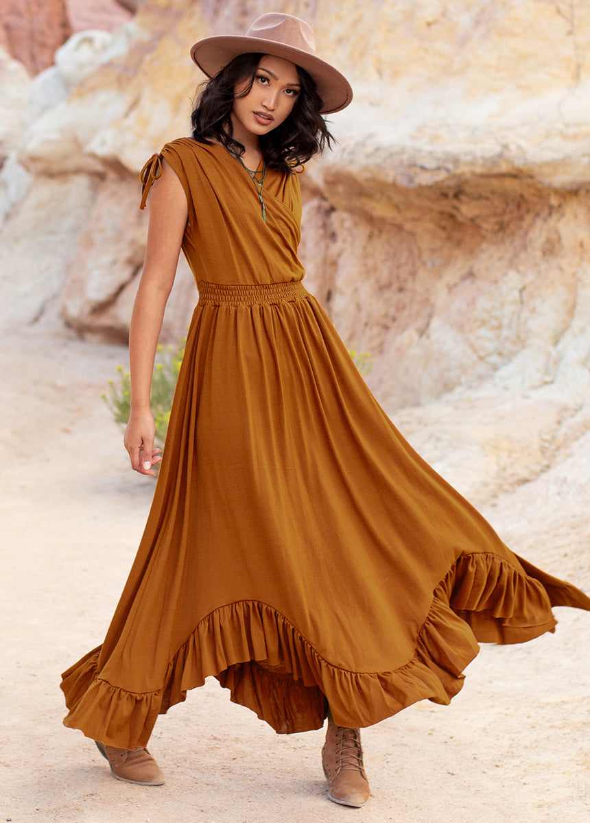 Giovanna Dress in Spice