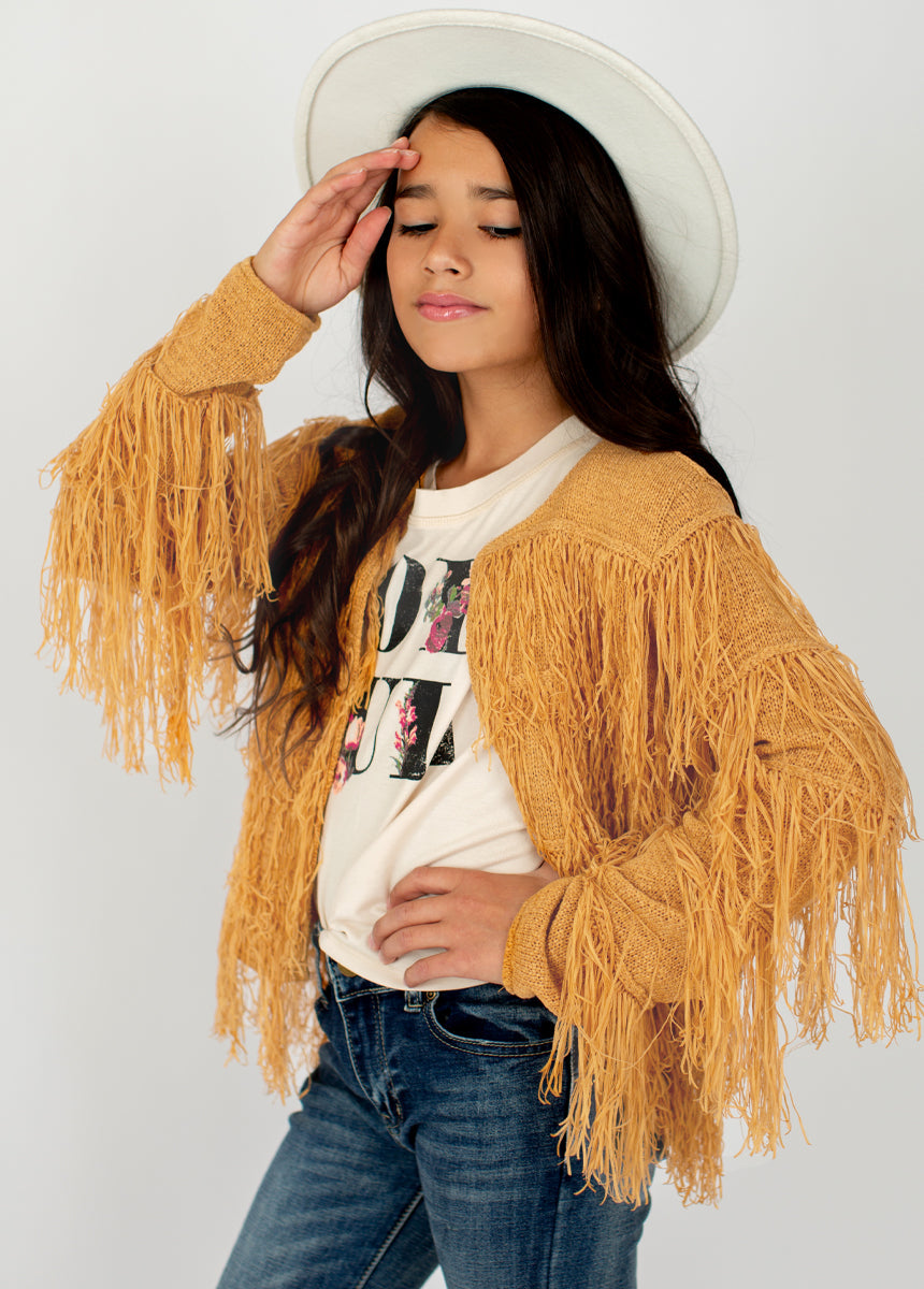 Kylie Cardigan in Camel