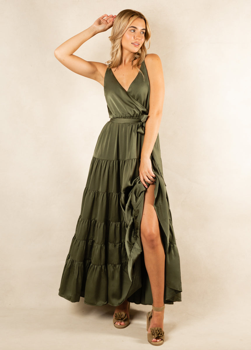 Zayla Dress in Sage