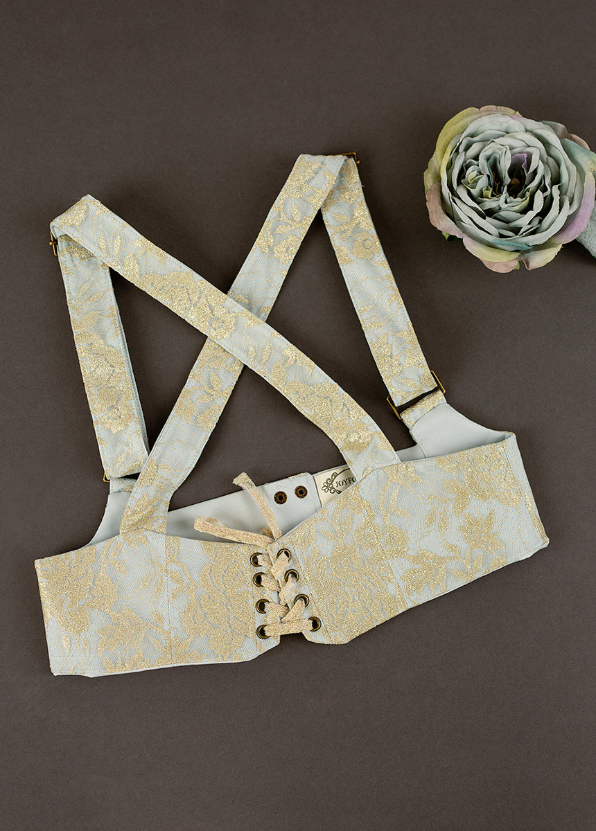 Zaylee Belt in Barely Blue