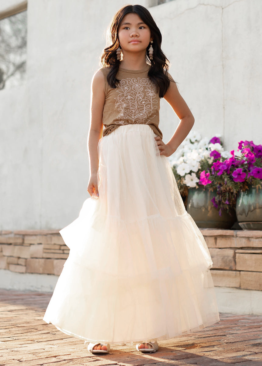 Zenni Skirt in Cream