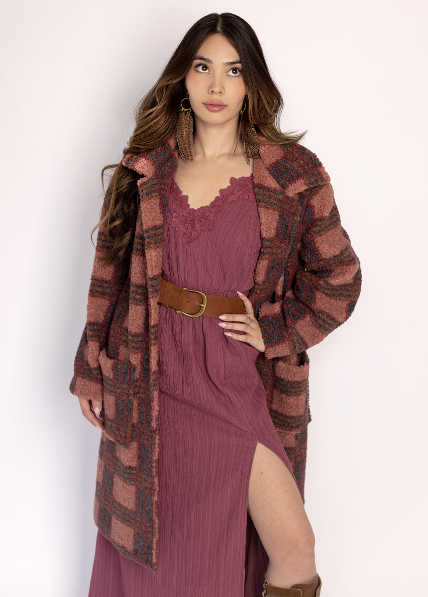 Zoie Dress in Raisin