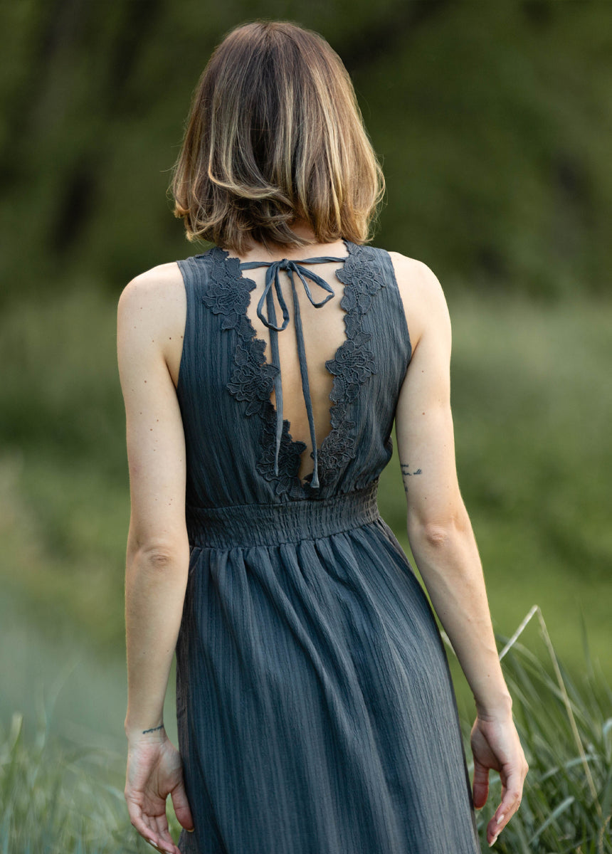 Zoie Dress in Slate