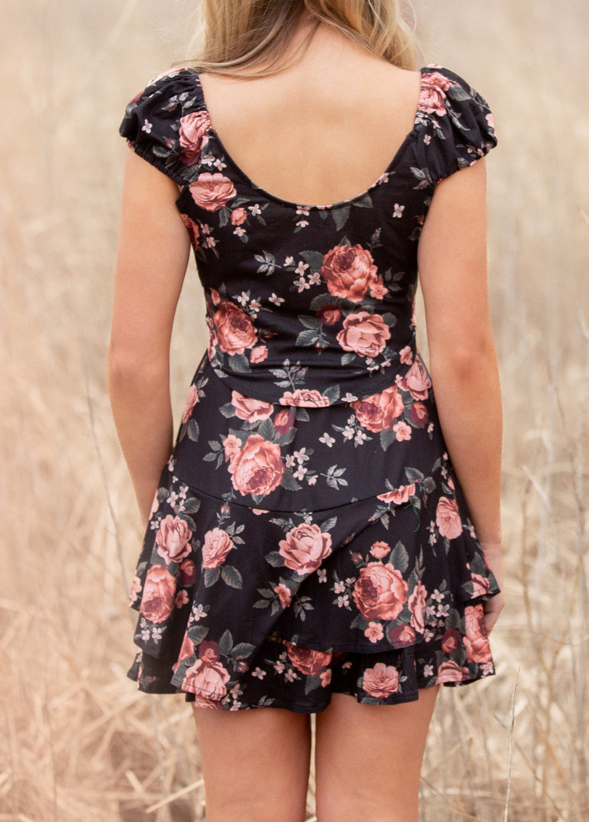 Zosia Set In Black Floral